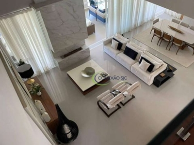 Casa com 4 dormitórios para alugar, 571 m² por r$ 21.020,00/mês - condomínio residencial alphaville ii - são josé dos campos/sp