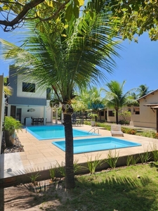 Casa com piscina, no Planeta Água Barra, Camaçari