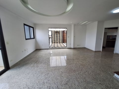 Cobertura (duplex), 205m2, 3 dormitórios,1 suíte, lavabo, área gourmet com jacuzzi no apartamento, 3 vagas, área de lazer com piscina e quadra.