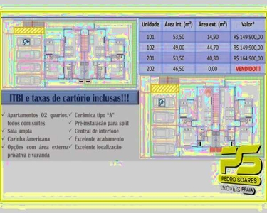 APARTAMENTO COM 2 DORMITÓRIOS À VENDA, 49 M² POR R$ 149.900 - MANGABEIRA - JOÃO PESSOA/PB