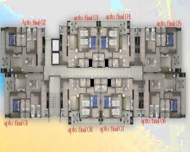 APARTAMENTO COM 2 DORMITÓRIOS À VENDA, 73 M² POR R$ 302.860,00 - CAMPO DA AVIAÇÃO - PRAIA