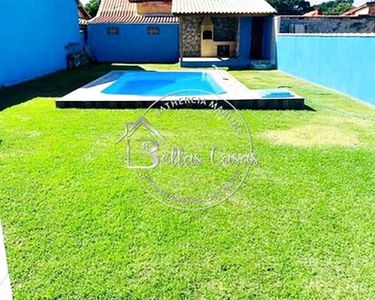 Bela casa a venda em Unamar, 2 quartos com área gourmet e piscina, Tamoios - Cabo Frio - R