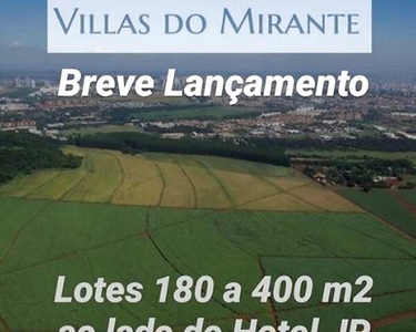 Lançamento loteamento Villas do Mirante, ao lado do Recreio Anhanguera e do Trevão de Ribe