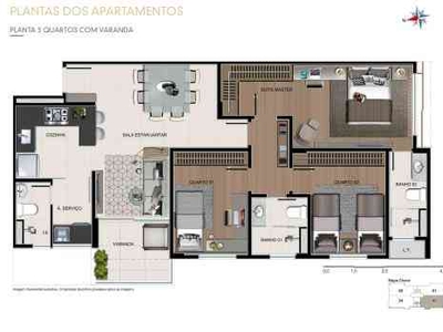 Apartamento com 3 quartos à venda no bairro Funcionários, 85m²