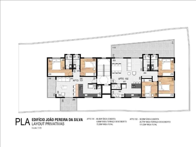 Apartamento com 3 quartos à venda no bairro Jardim Paquetá, 123m²