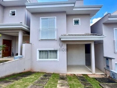 Casa para locação no condomínio vila bela vista, valinhos/sp.