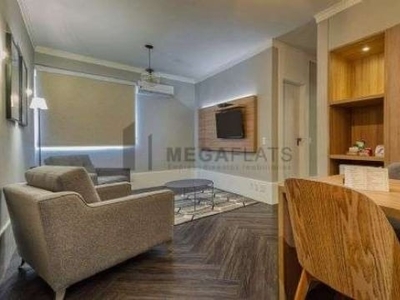 Flat com 1 quarto à venda na al. jaú, 1606, jardins, são paulo, 35 m2 por r$ 510.000