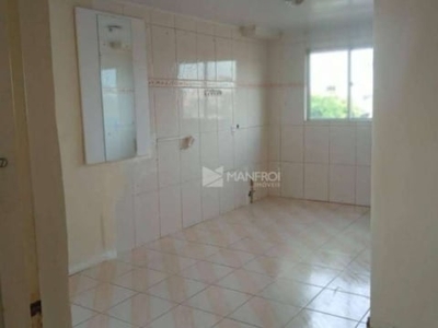 Apartamento com 2 dormitórios, 39 m² - venda por r$ 127.700,00 ou aluguel por r$ 1.248,61/mês - estância velha - canoas/rs