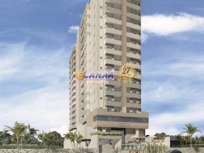 Apartamento com 2 quartos à venda no centro, mongaguá , 71 m2 por r$ 360.000