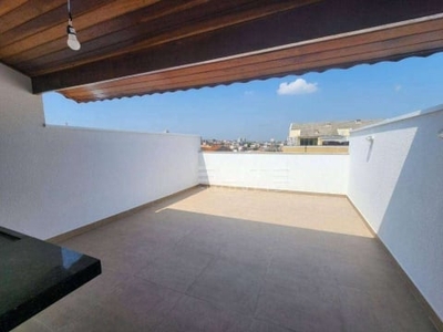 Cobertura à venda, 102 m² por r$ 510.000,00 - vila camilópolis - santo andré/sp