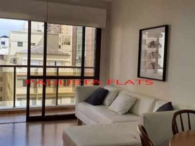 Flat com 1 quarto para alugar na alameda jaú, 358, jardim paulista, são paulo, 43 m2 por r$ 1.965