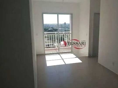 Aluga apartamento Jardim São Marcos com 2 dormitórios, sala 2 ambientes, cozinha, banheiro