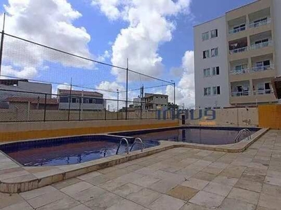 Apartamento com 3 dormitórios para alugar, 60 m² por R$ 1.462,27/mês - Maraponga - Fortale