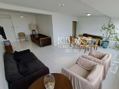 Apartamento de 3 quartos com dependência e 170 m² no Campo Grande para locação