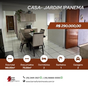 Casa - Limeira, SP no bairro Jardim Ipanema