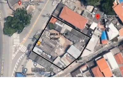 Terreno em Sacomã, São Paulo/SP de 808m² à venda por R$ 1.388.000,00