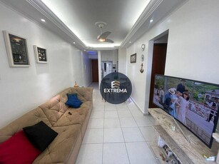 Apartamento em Balneário Maracanã, Praia Grande/SP de 68m² 2 quartos à venda por R$ 424.000,00