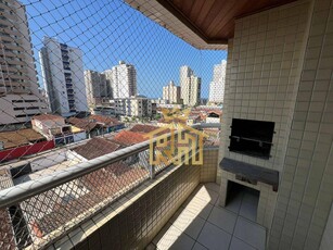 Apartamento em Campo da Aviação, Praia Grande/SP de 69m² 2 quartos à venda por R$ 394.000,00