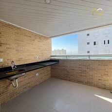 Apartamento em Cidade Ocian, Praia Grande/SP de 88m² 2 quartos à venda por R$ 529.000,00