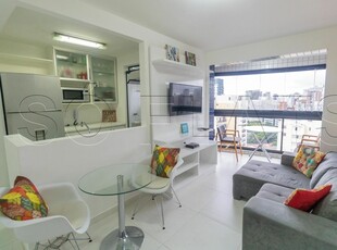 Flat em Vila Nova Conceição, São Paulo/SP de 55m² 2 quartos para locação R$ 5.000,00/mes