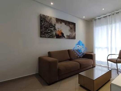Apartamento com 2 dormitórios para alugar, 76 m² por R$ 4.465,00/mês - Jardim - Santo Andr