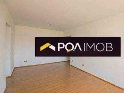 Apartamento com 3 dormitórios para alugar, 120 m² por R$ 2.980/mês - Rio Branco - Novo Ham