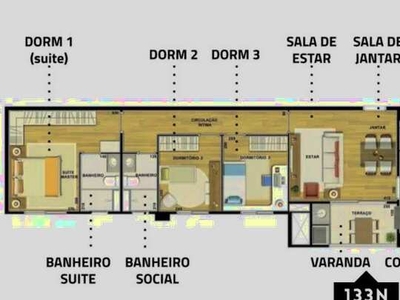 Condomínio Alegria Guarulhos - 83m² 3 dorm/1 suite, 3WC, andar alto