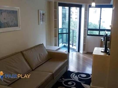 Excelente apartamento com 1 dormitório, 45 m² - Itaim Bibi