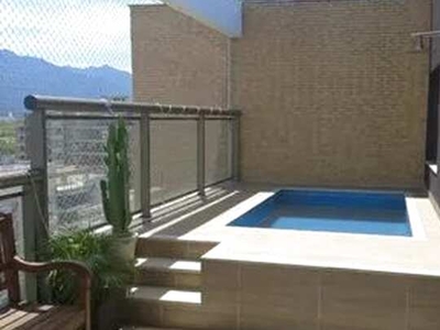 PARK PREMIUM Cobertura duplex, com piscina e churrasqueira finamente decorada no Recreio