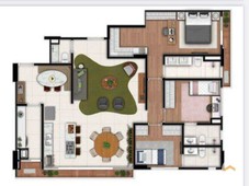 Apartamento com 3 quartos à venda no bairro Jardim América, 130m²