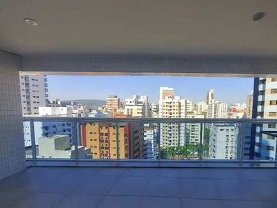 Apartamento à venda, 143 m², 3 suítes e 2 vagas, com lazer. Vila Rica. Santos/SP