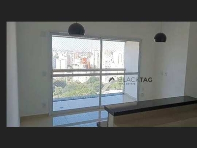 Apartamento com 1 dormitório para alugar, 47 m² por R$ 4.300,00/mês - Cambuí - Campinas/SP