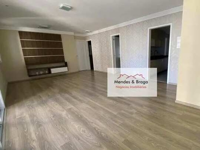 Apartamento com 2 dormitórios para alugar, 110 m² por R$ 5.187,70/mês - Vila Augusta - Gua