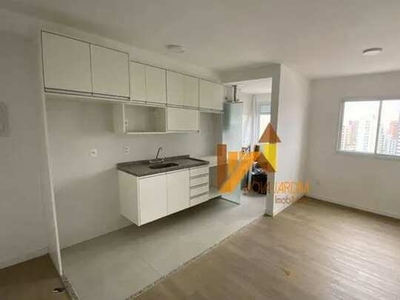 Apartamento com 2 dormitórios para alugar, 47 m² por R$ 2.779,22/mês - Centro - Santo Andr