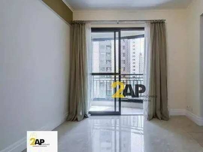 Apartamento com 2 dormitórios para alugar, 60 m² por R$ 4.825,00/mês - Cidade Monções - Sã