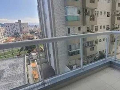 Apartamento com 2 dormitórios para alugar, 77 m² - Pompéia - Santos/SP