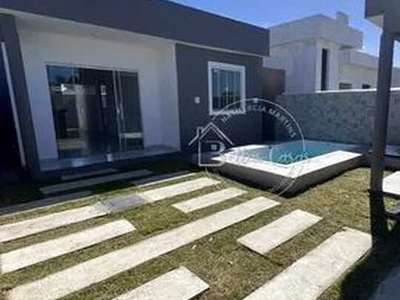 Bela casa a venda em Unamar, 2 quartos, suíte, piscina, área gourmet, Tamoios - Cabo Frio