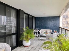 Apartamento p/ venda possui 350 metros quadrados com 4 suítes e gabinete em Graça - Salvad