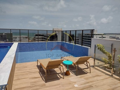 Em Tambaú, loft, 42m², Sul, prédio com elevador, área de lazer, excelente localização, próximo da praia!