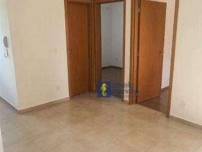 Apartamento com 2 dormitórios para alugar, 43 m² por r$ 839,00/mês - terras de santa martha - bonfim paulista - ribeirão preto/sp