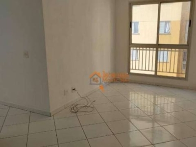 Apartamento com 2 dormitórios para alugar, 55 m² por r$ 2.132,00/mês - jardim são judas tadeu - guarulhos/sp