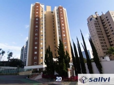 Ed. sunset hills - cobertura com 3 dormitórios e 2 vagas para alugar - r$ 4.500,00/mês + taxas - portão - curitiba/pr.