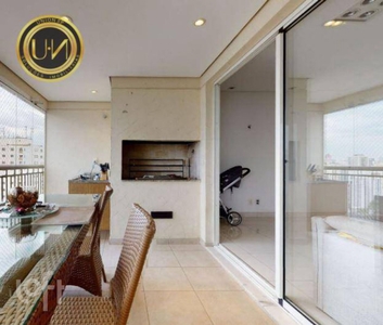 Apartamento à venda em Vila Clementino com 129 m², 4 quartos, 2 suítes, 2 vagas