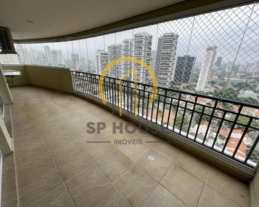 Apartamento para alugar no Brooklin, 3 suítes, 3 vagas,172 m² útil