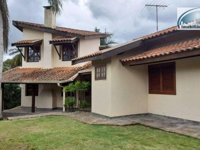 Casa com 3 dormitórios, 300 m² - venda por r$ 1.600.000,00 ou aluguel por r$ 6.320,00/mês - condomínio recanto dos canjaranas - vinhedo/sp