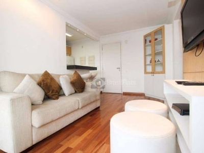 Flat com 1 dormitório para alugar, 42 m² por R$ 3.200,00/mês - Vila Olímpia - São Paulo/SP