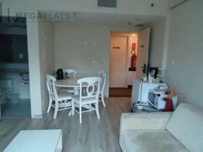 Flat com 1 quarto para alugar na av. ibirapuera, 2534, moema, são paulo, 28 m2 por r$ 1.680