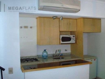 Flat com 1 quarto para alugar na Rua Doutor Fadlo Haidar, 75, Vila Olímpia, São Paulo, 44 m2 por R$ 2.350