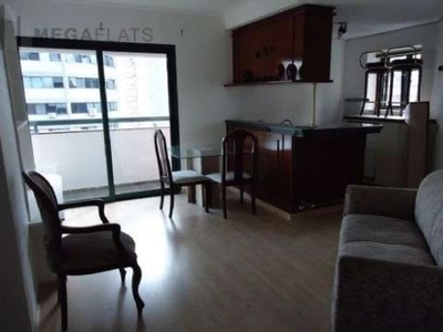 Flat com 1 quarto para alugar na Rua Pedroso Alvarenga, 1170, Itaim Bibi, São Paulo, 44 m2 por R$ 2.330