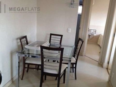 Flat com 2 quartos para alugar na Rua Alvorada, 1009, Vila Olímpia, São Paulo, 48 m2 por R$ 3.726